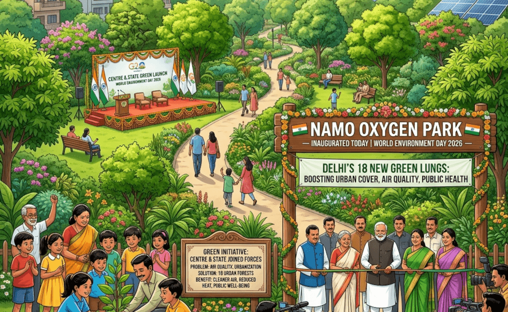 Bhupender Yadav Opens 18 Namo Oxygen Parks to Green Delhi NCR